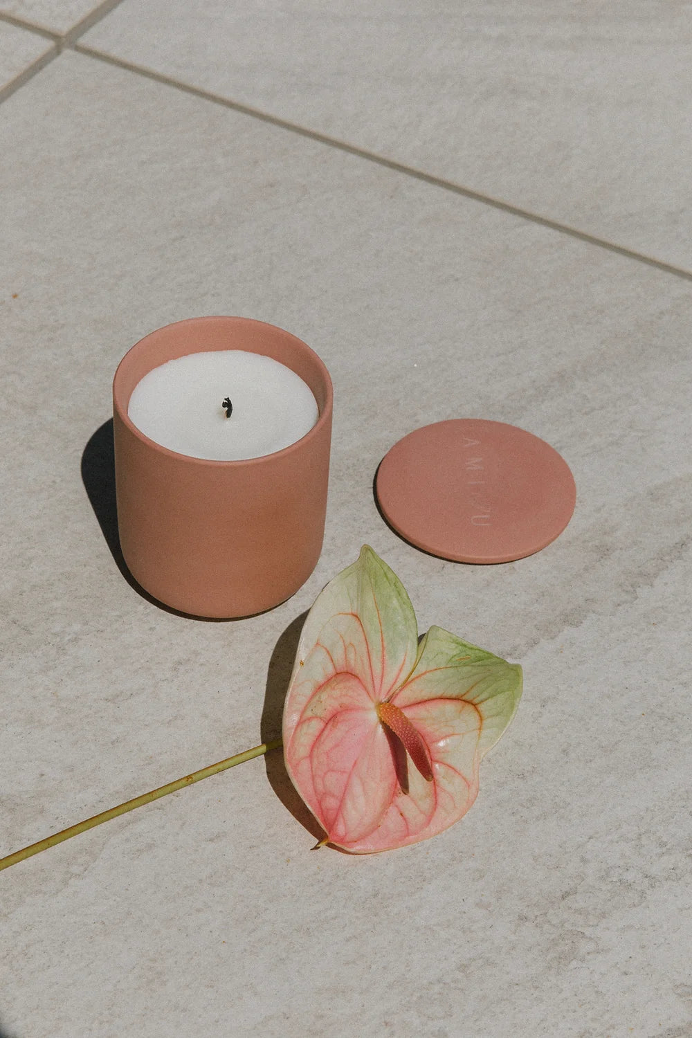 AmLou Living Le Jardin Ceramic Candle