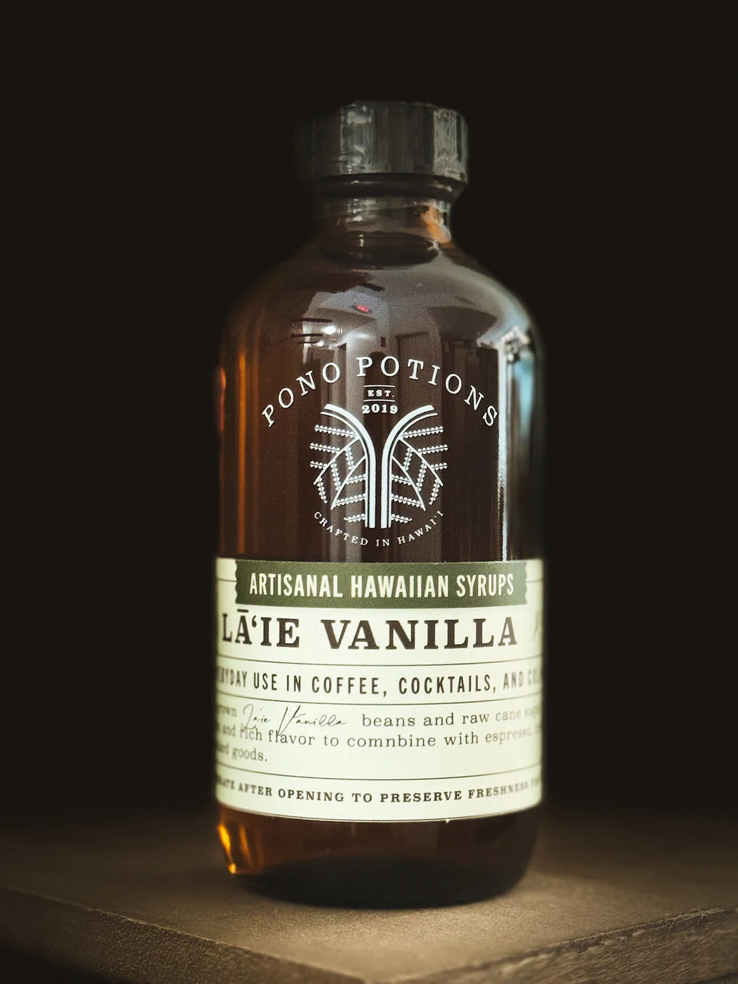 Pono Potions Artisanal Hawaiian Syrups-Lai'e Vanilla