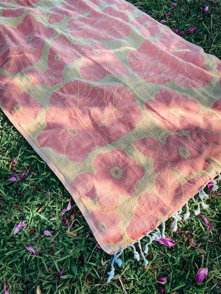 Eha Culture-‘Ilima Luxurious Hawaiian Beach Towel