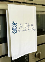 Load image into Gallery viewer, Aloha Served Daily Flour Sack Towel
