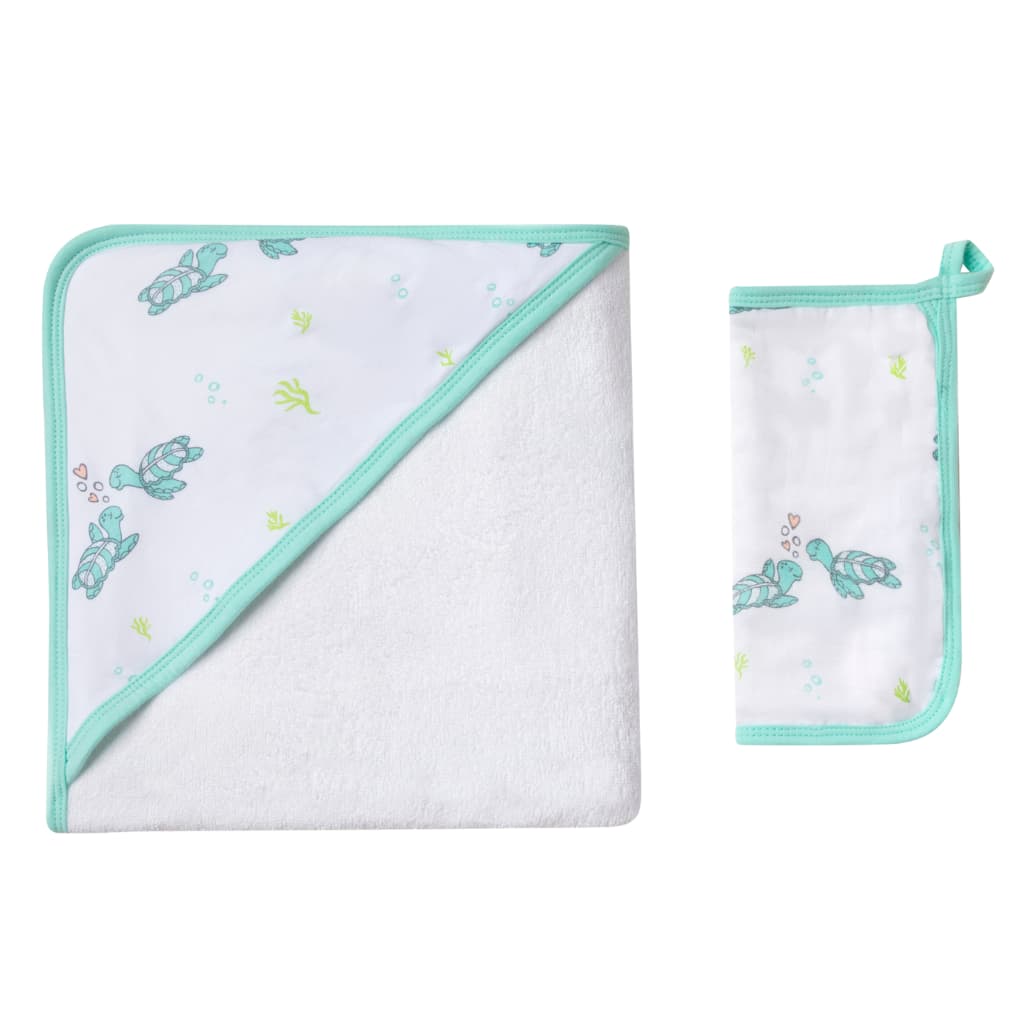 Coco Moon Honu Honi Hooded Towel Set