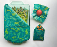 Load image into Gallery viewer, Meli Wraps 3-Pack Reusable Beeswax Food Wrap-Fern Print
