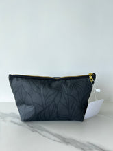 Load image into Gallery viewer, Liana Lola Accessory Pouch - Leaves Charcoal
