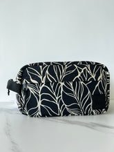 Load image into Gallery viewer, Liana Lola Dopp Kit- Leaves Black Beige
