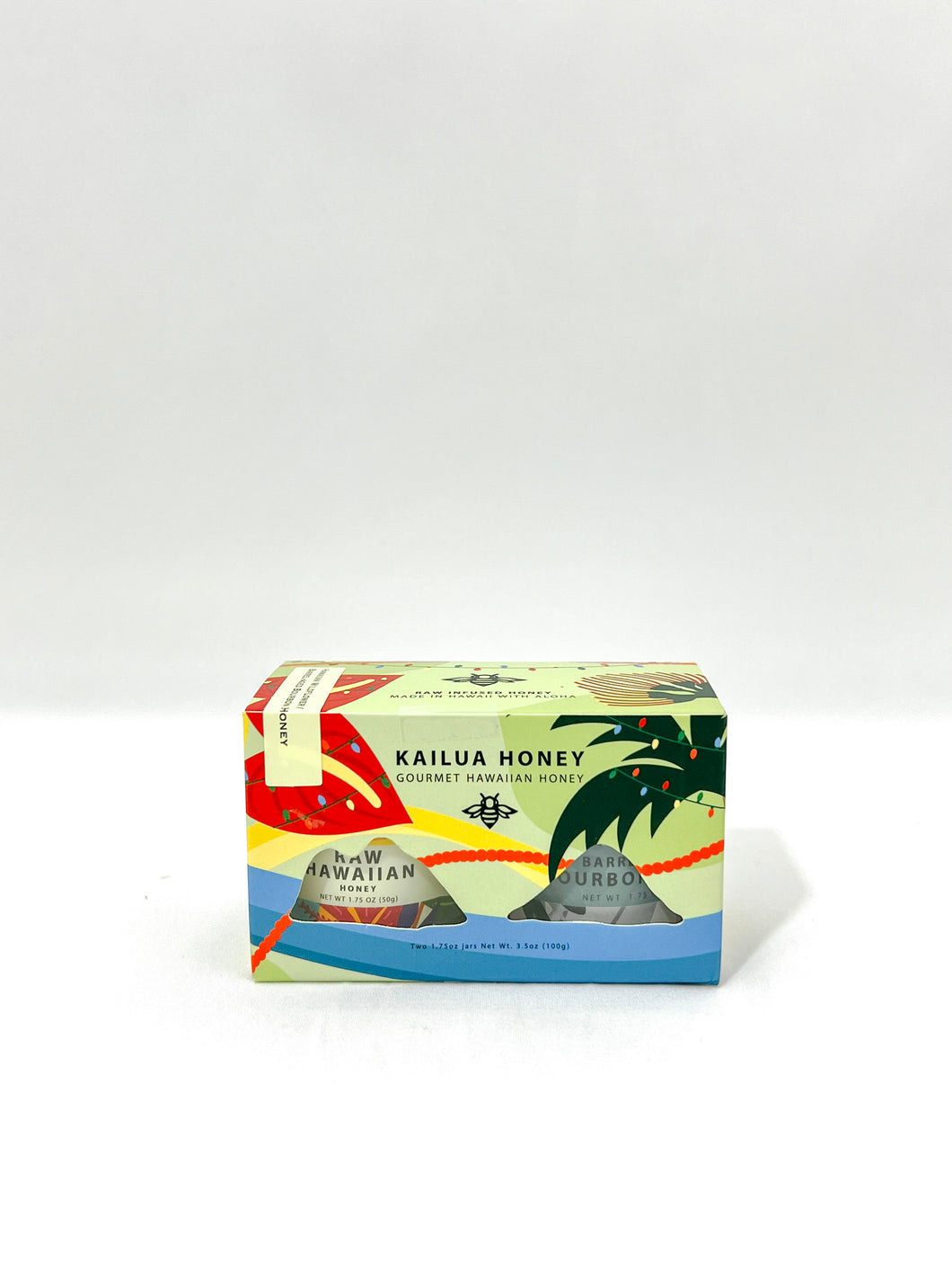 Kailua Honey-Holiday Duo Set (Raw Hawaiian & Bourbon-Aged Honey)