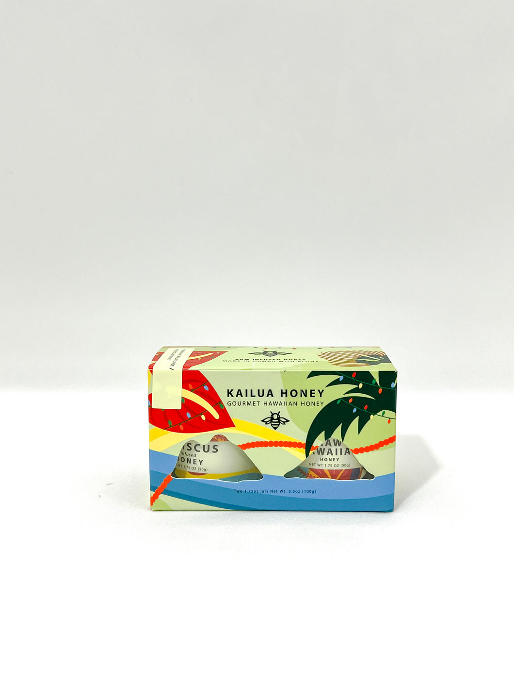 Kailua Honey-Holiday Duo Set (Raw Hawaiian & Hibiscus Honey)