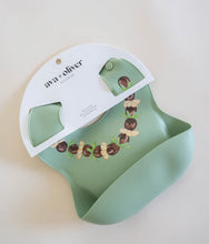 Load image into Gallery viewer, Ava + Oliver Silicone Bib Kukui Nut Lei
