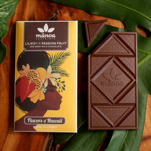 Load image into Gallery viewer, Manoa Chocolate LILIKOI X PASSION FRUIT CHOCOLATE BAR
