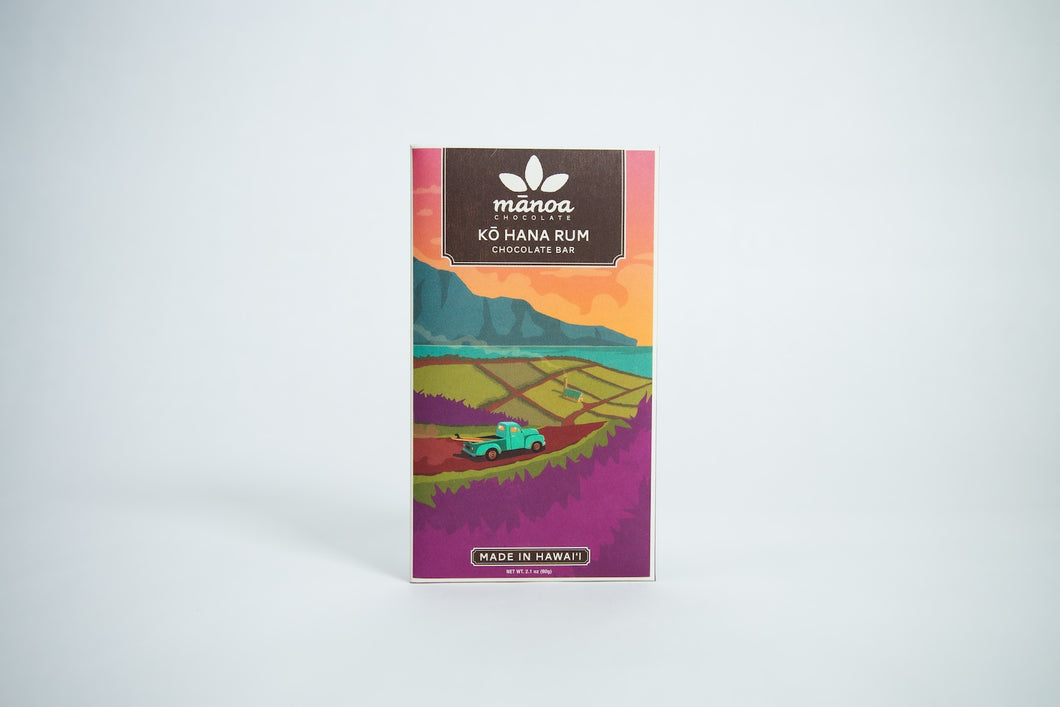 Manoa Chocolate KŌ HANA RUM BAR 80%