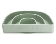 Load image into Gallery viewer, Ava + Oliver Rainbow Plate Mint
