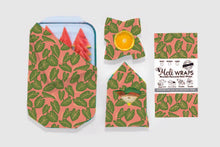 Load image into Gallery viewer, Meli Wraps 3-Pack Reusable Beeswax Food Wrap-Kalo Print
