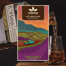 Load image into Gallery viewer, Manoa Chocolate KŌ HANA RUM BAR 80%
