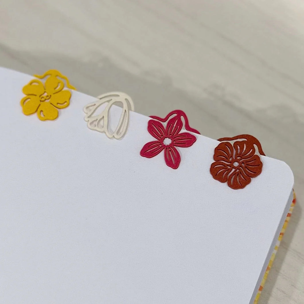 Valia Honolulu Eco-Friendly Paper Clip Set-Flower Favorites 2