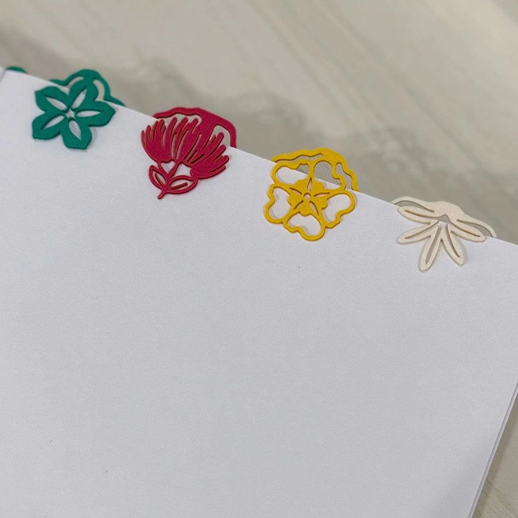 Valia Honolulu Eco-Friendly Paper Clip Set-Flower Favorites 1