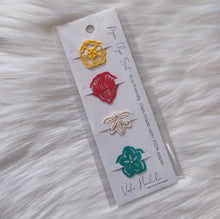 Load image into Gallery viewer, Valia Honolulu Eco-Friendly Paper Clip Set-Flower Favorites 1
